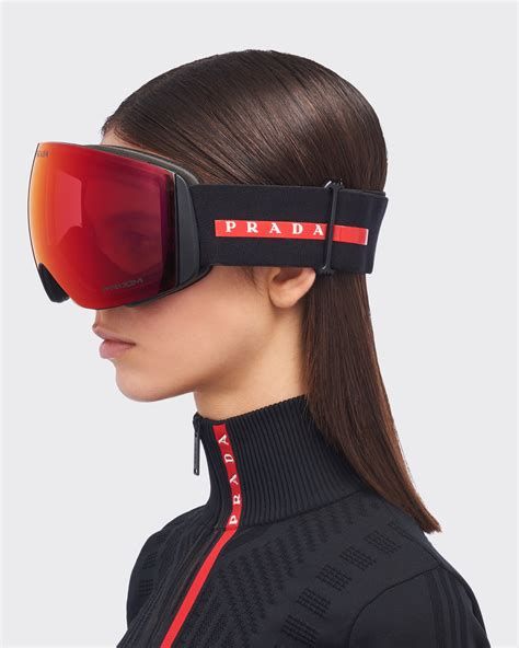 prada brand goggles|Prada linea rossa goggles.